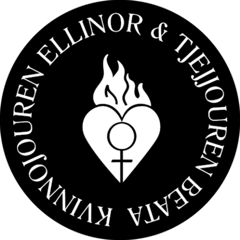 Logotyp för Ellinor kvinnojour och länk till extern sida.