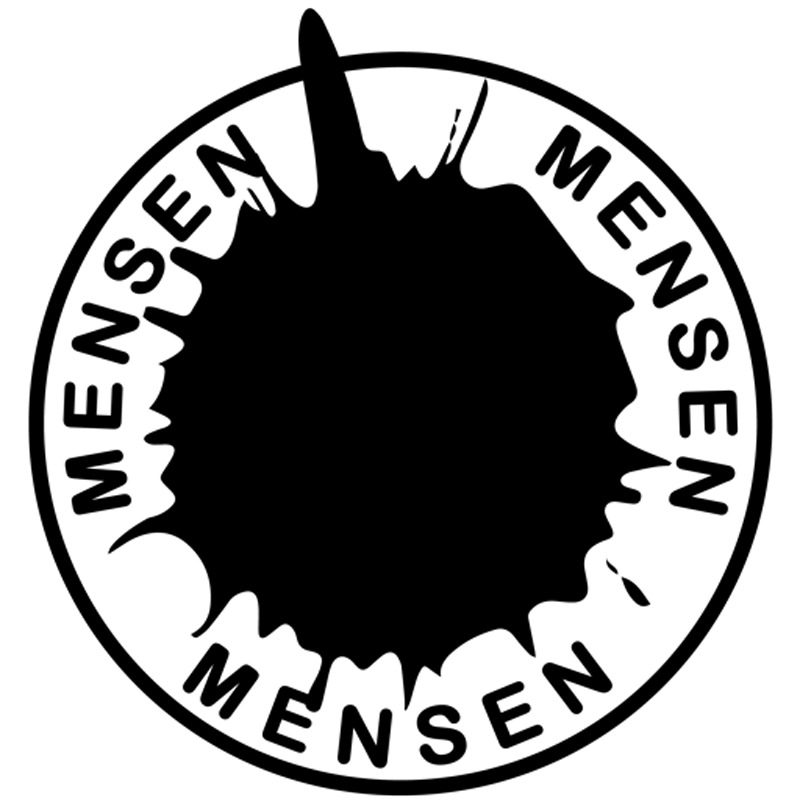 Logotyp för mensen.se och länk till extern sida.