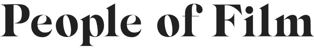 Logotyp för People of film och länk till extern sida.