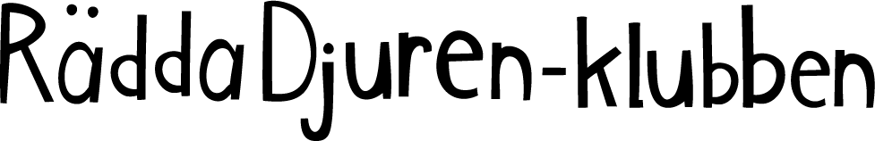 Logotyp för Rädda Djuren-klubben och länk till extern sida.