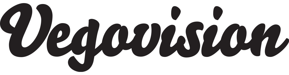 Logotyp för Vegovision och länk till extern sida.